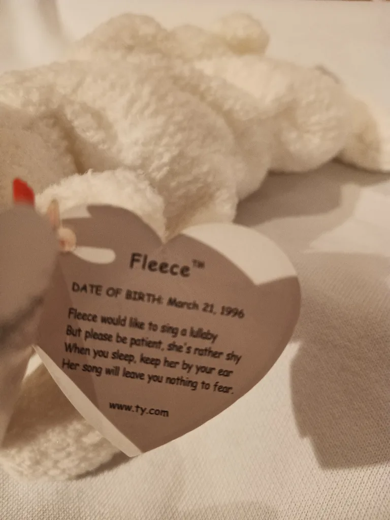 Ty Beanie Babies Fleece and Ewey image indicator(5)