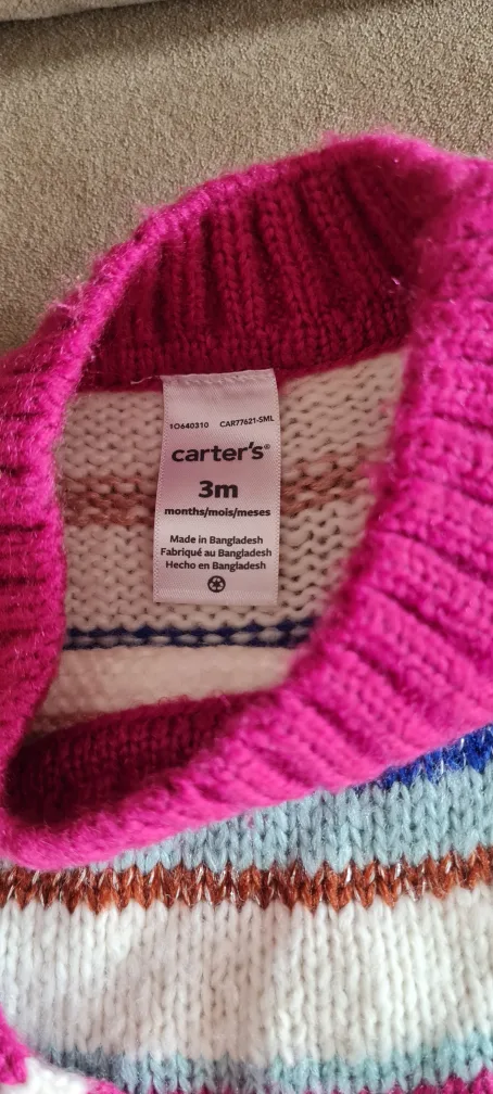 Carter's Striped Sweater image indicator(3)