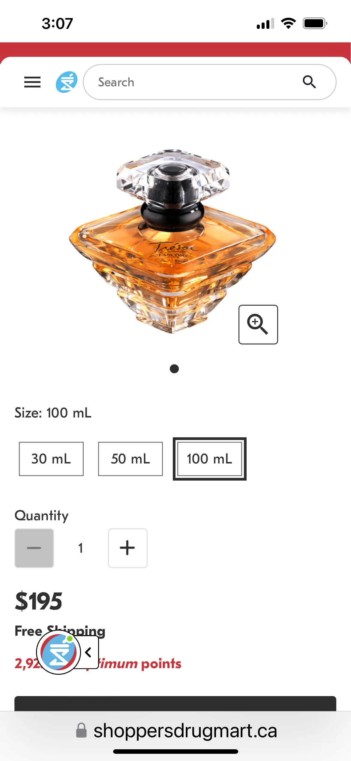 100 ml Tresor Eau de Parfum- 98%full image indicator(4)