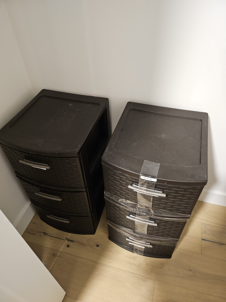 3 draw plastic stirage dresser - photo 2