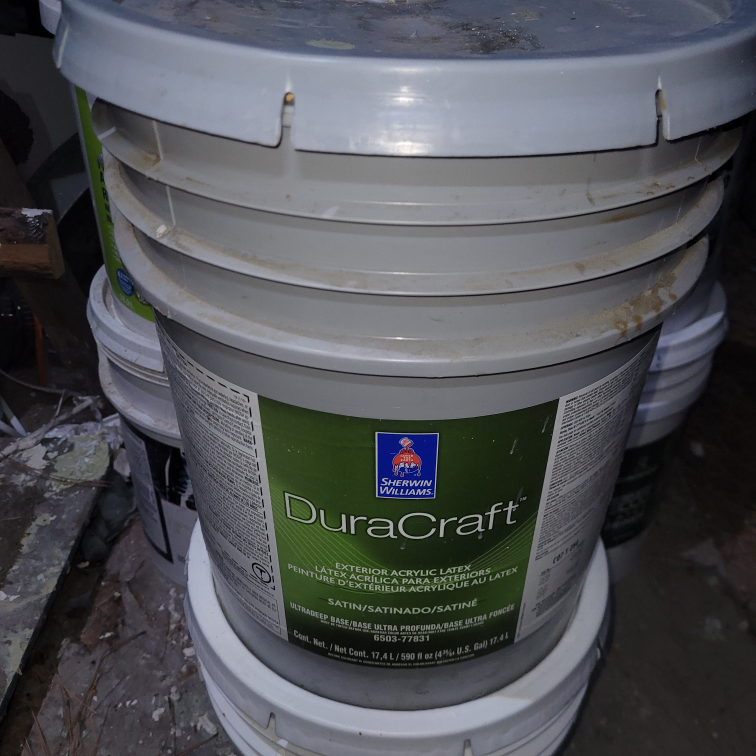 17.4L Sherwin-Williams Duracraft Exterior Acrylic Latex Paint - photo 3