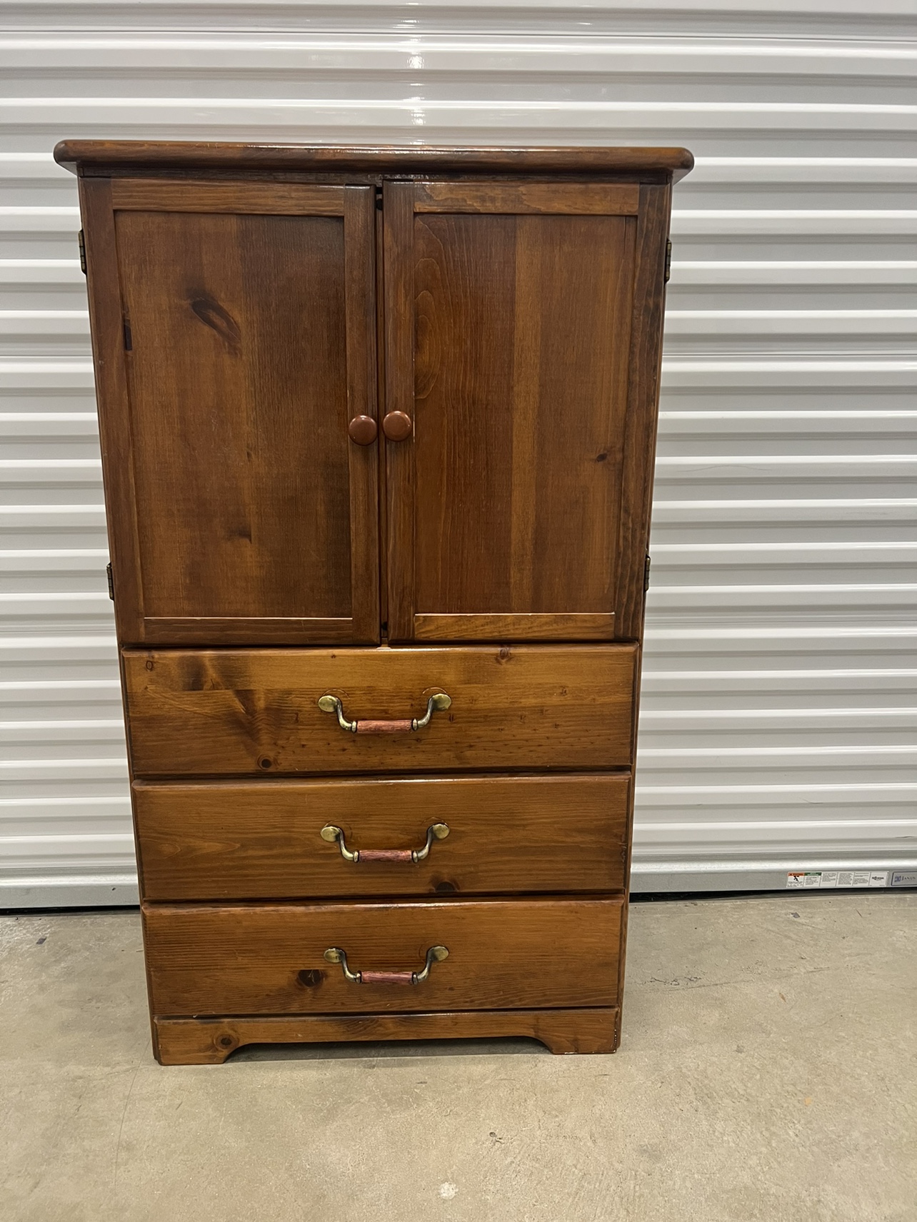 Wooden Cabinet with 3 Drawers