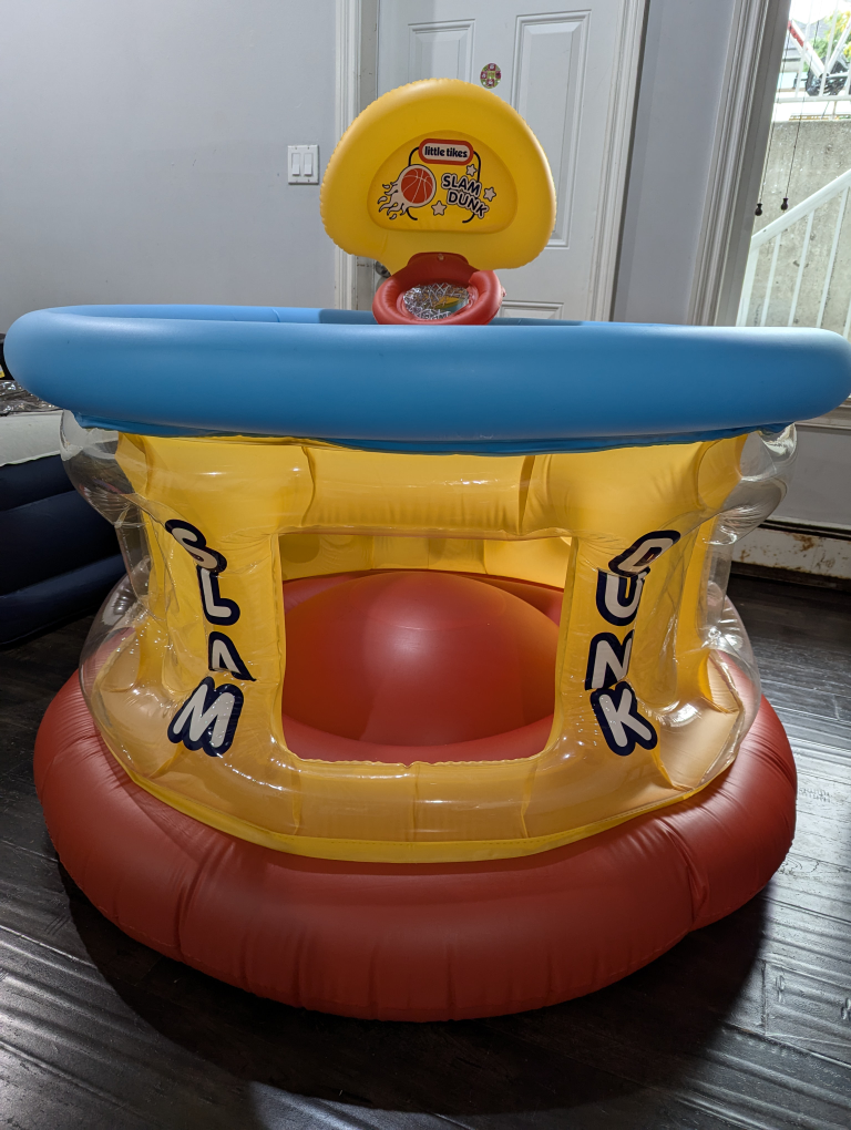 Little Tikes Slam Dunk Inflatable Basketball Hoop