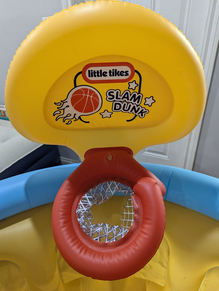 Little Tikes Slam Dunk Inflatable Basketball Hoop - photo 2