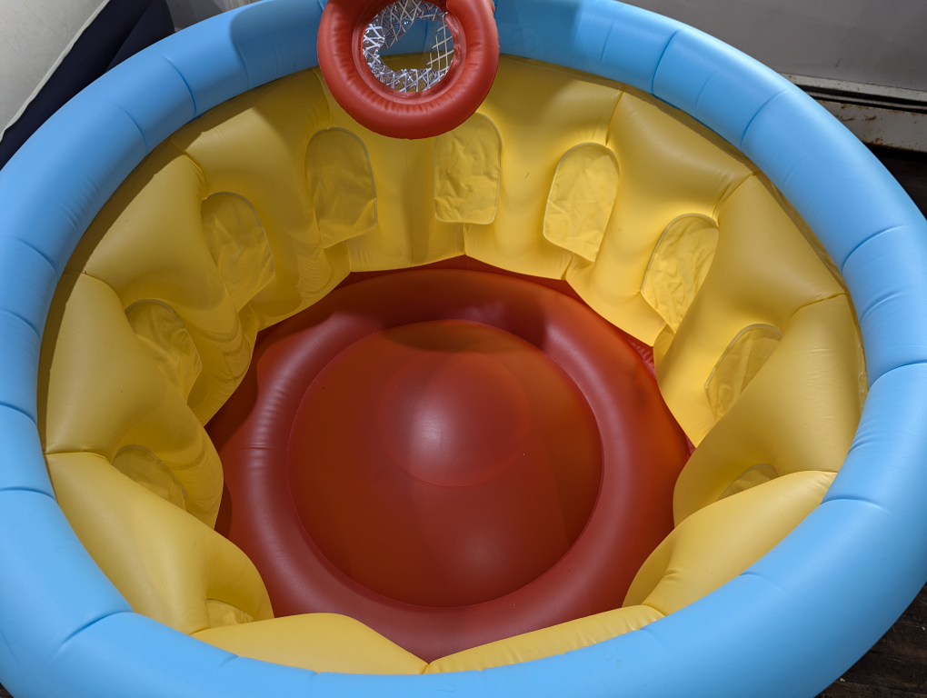 Little Tikes Slam Dunk Inflatable Basketball Hoop - photo 3