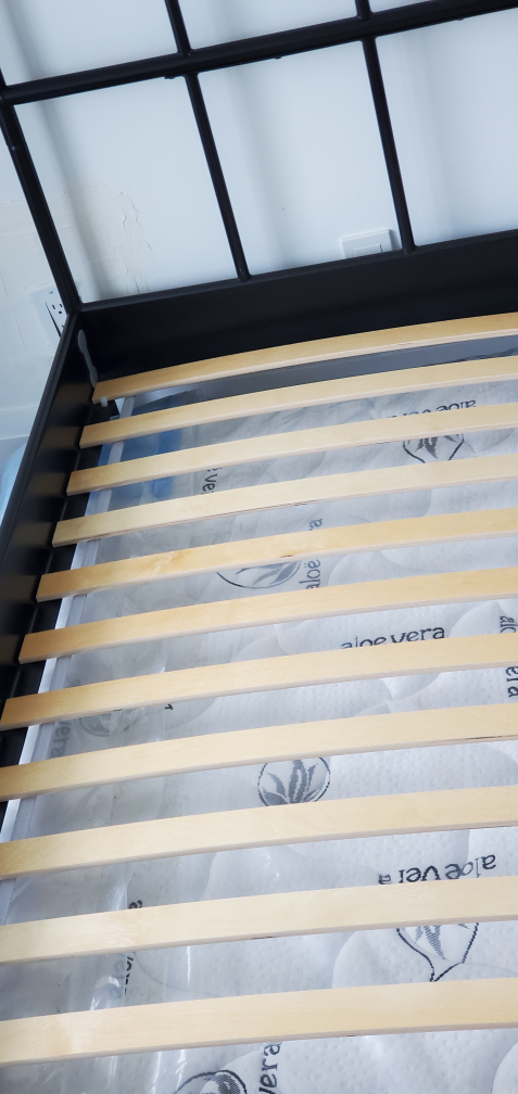 Queen Metal Bed Frame with Slatted Base - photo 2