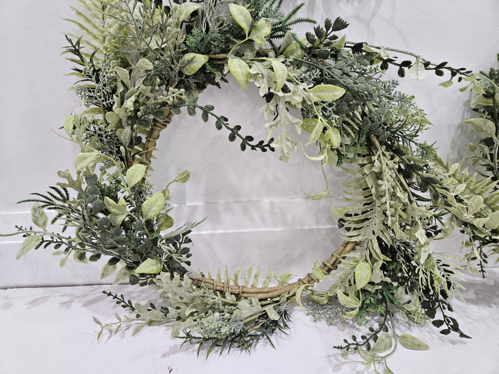 Two Greenery Wreaths - photo 2