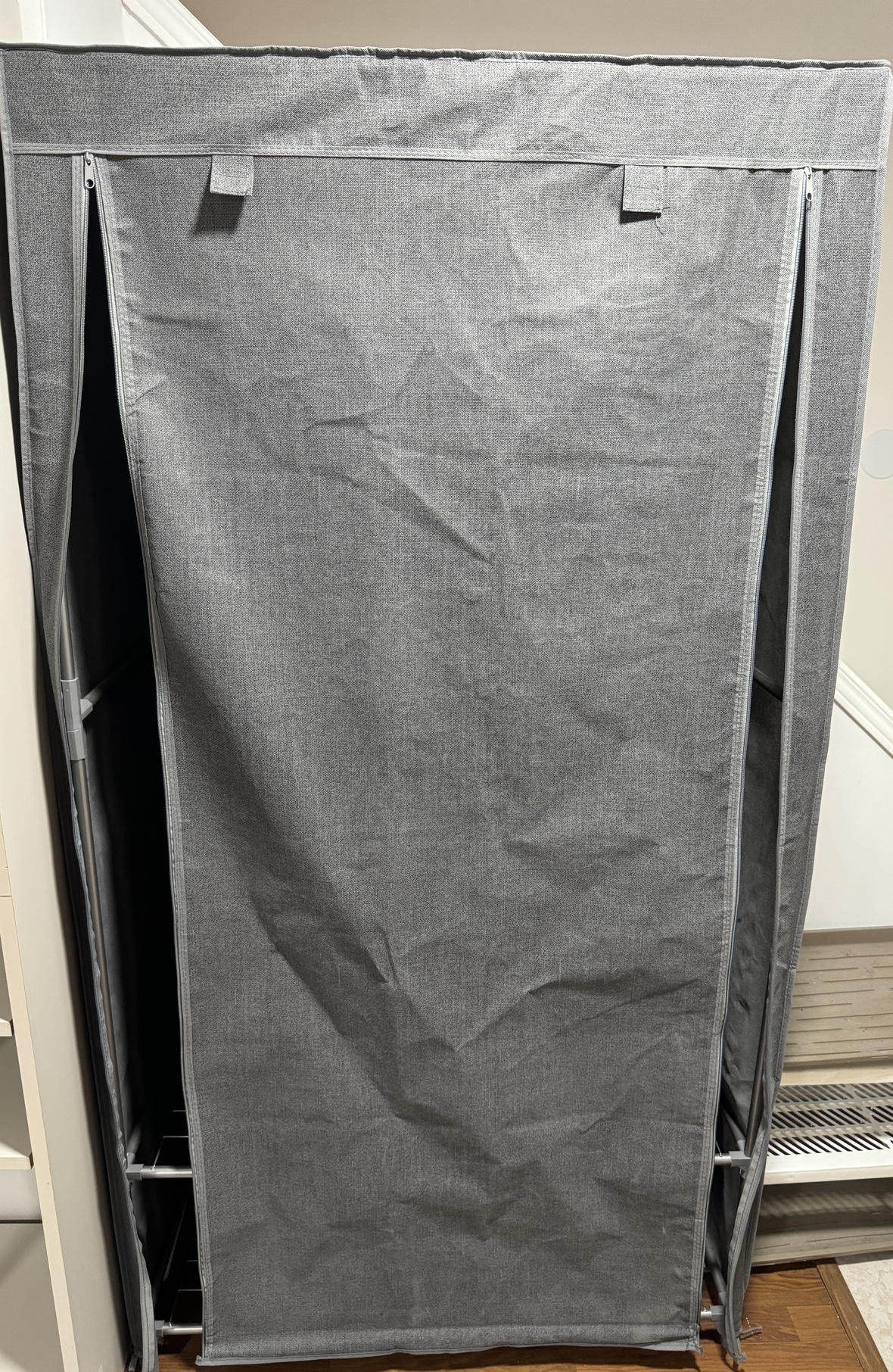 Grey Fabric Closet