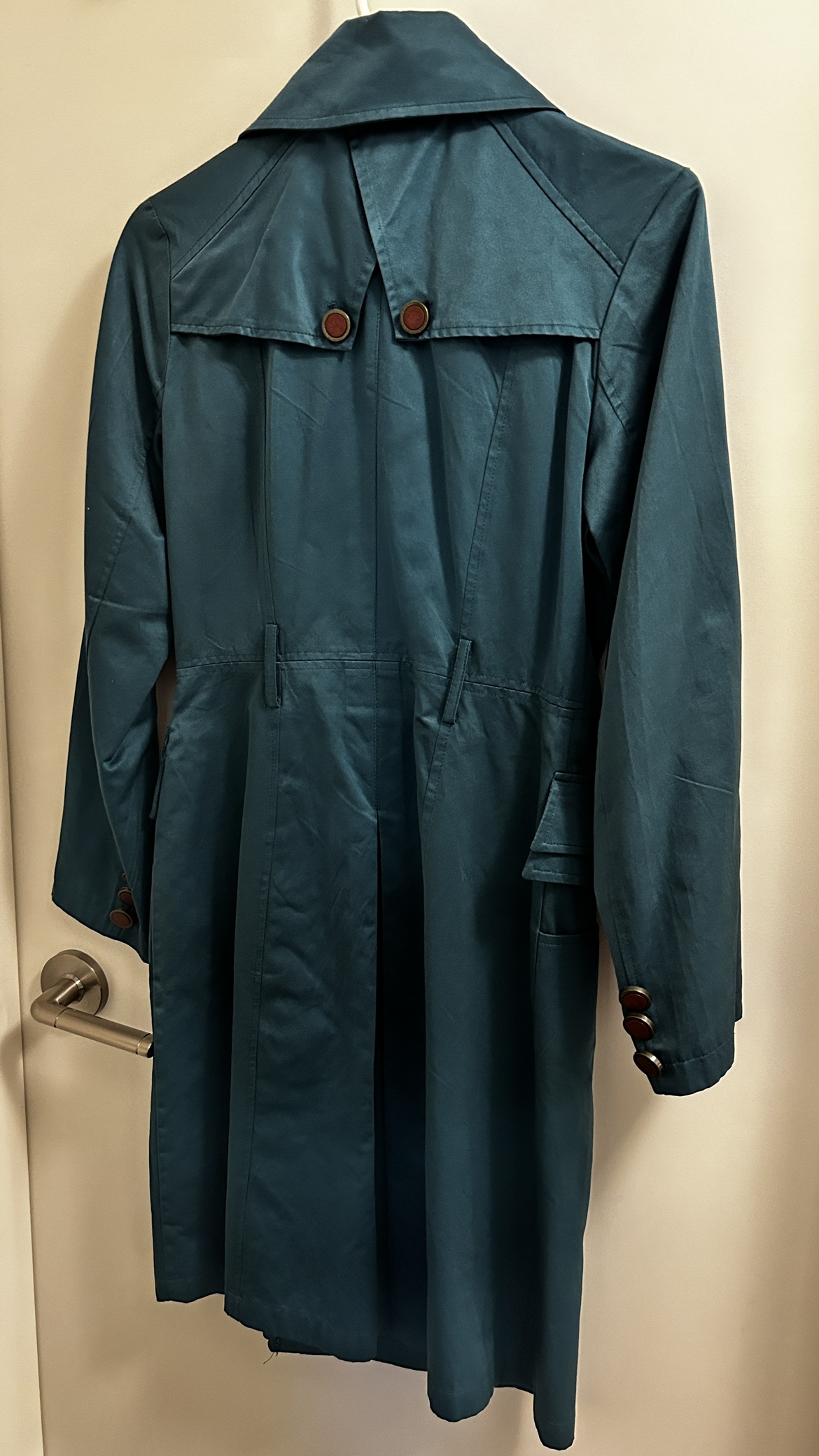 Teal Trench Coat - photo 2