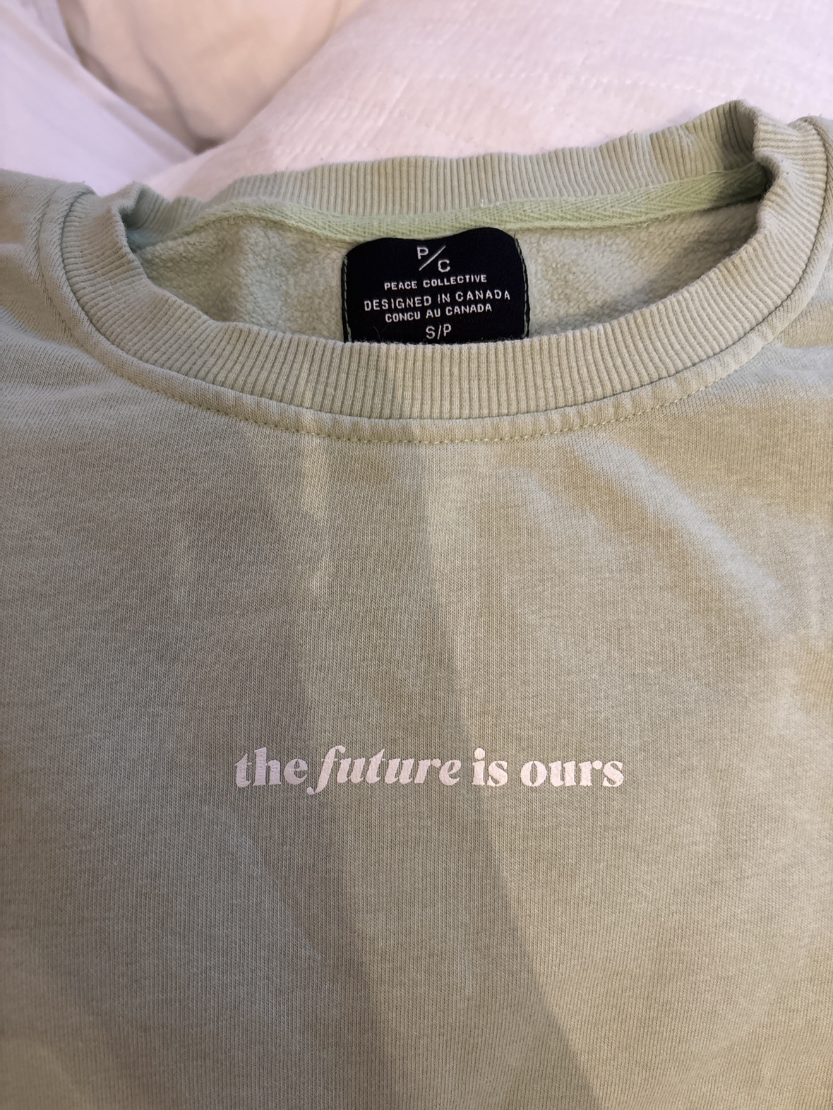 Peace Collective Green Flower Sweatshirt - photo 2