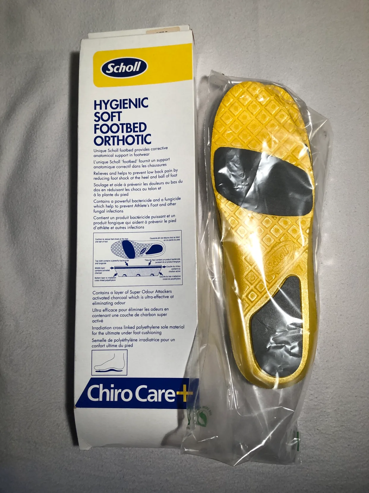 Scholl Hygienic Soft Footbed Orthotic Size 7 image indicator(3)