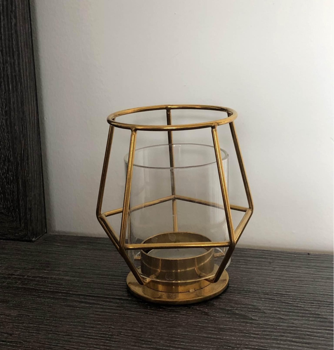 IKEA PÄRLBAND Gold Candle Holder - photo 2