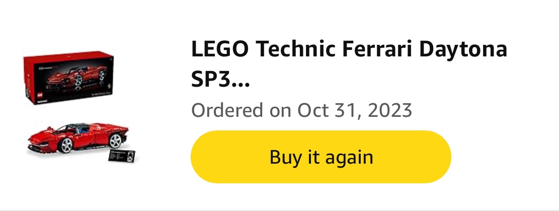 LEGO Technic Ferrari Daytona SP3 42143 - photo 2