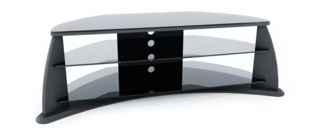 Black Corner TV Stand