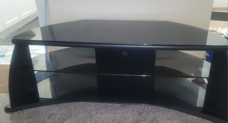 Black Corner TV Stand image indicator(3)