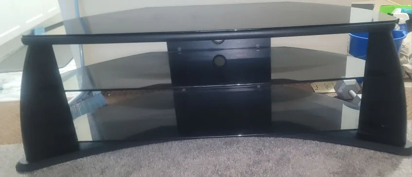 Black Corner TV Stand image indicator(4)