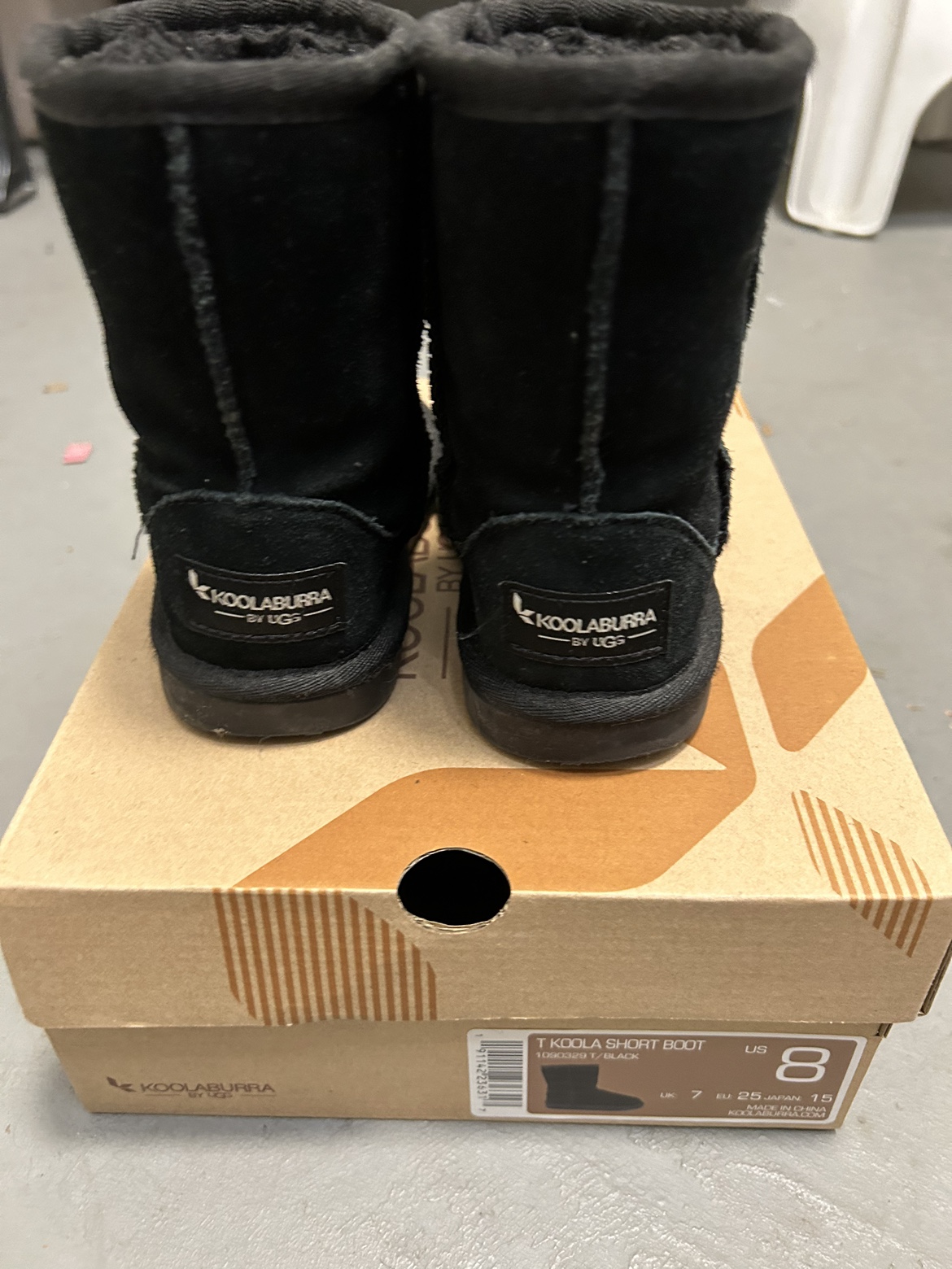 Kookaburra by Ugg Little Kids Black Boots Size 8 - photo 3