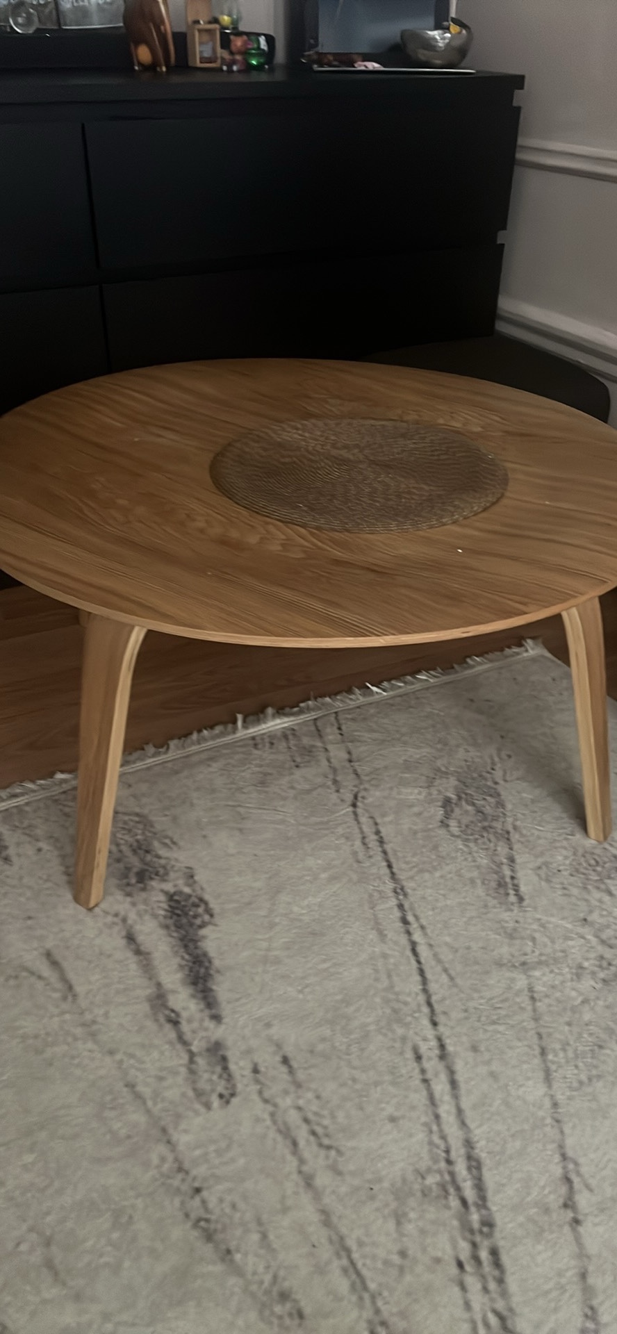 Round Wooden Coffee Table