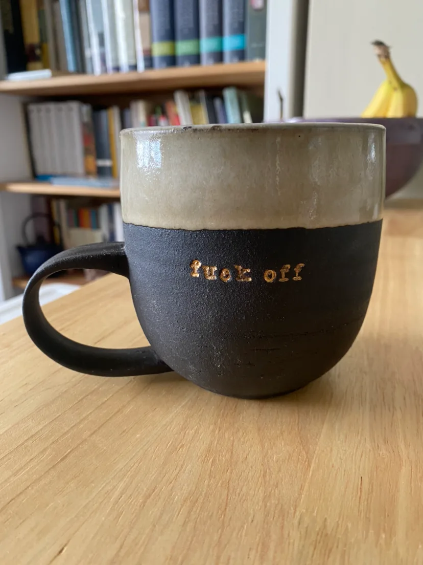 18k Gold Porcelain Mug thumbnail