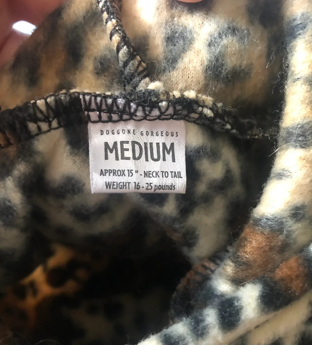 Leopard Dog Hoodie, paw grips and Booties Set image indicator(3)