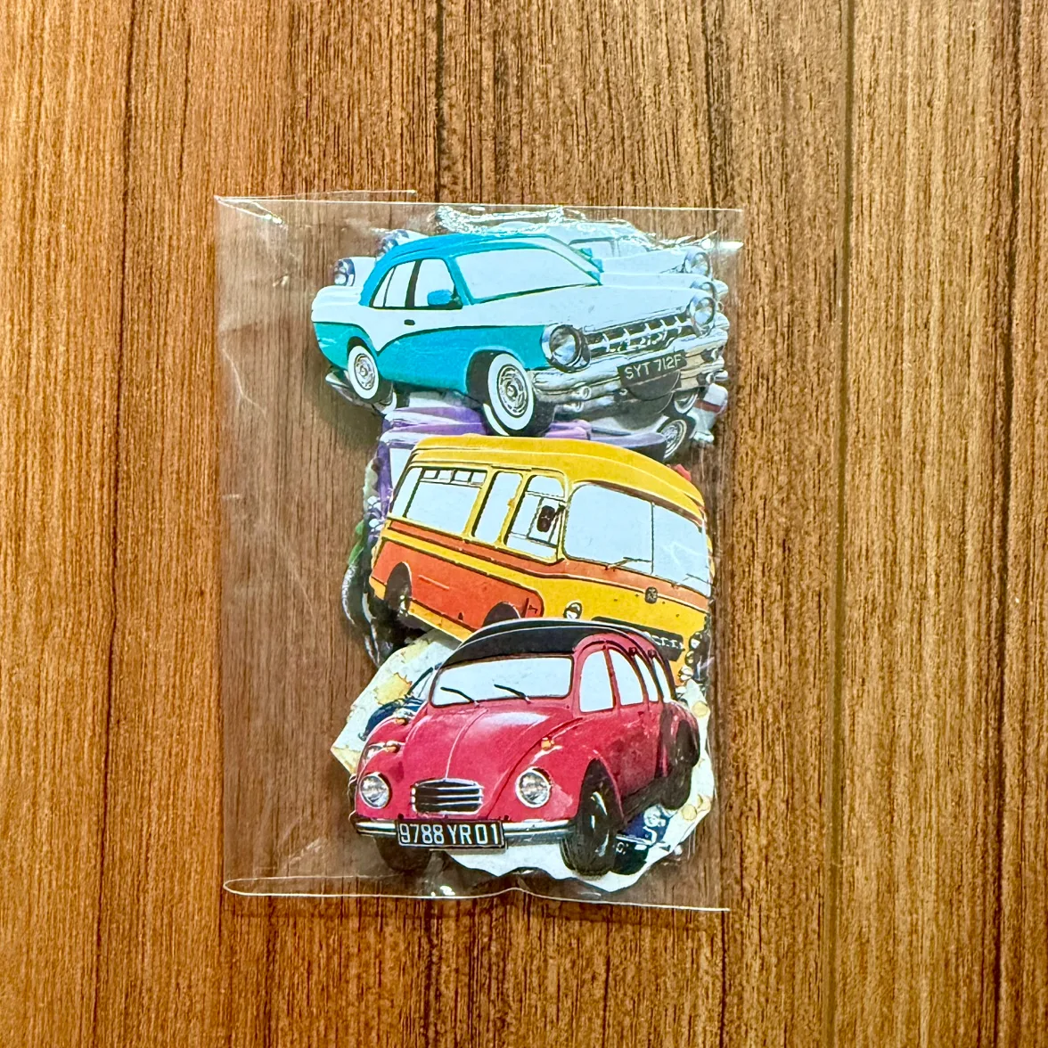 Assorted Stickers - Vintage Cars image indicator(2)