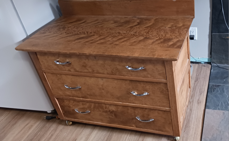 Wooden Chest of Drawers on Casters - photo 2