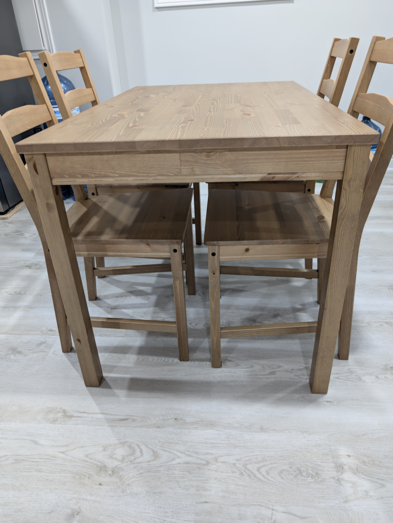 IKEA Table and 4 Chairs - photo 4