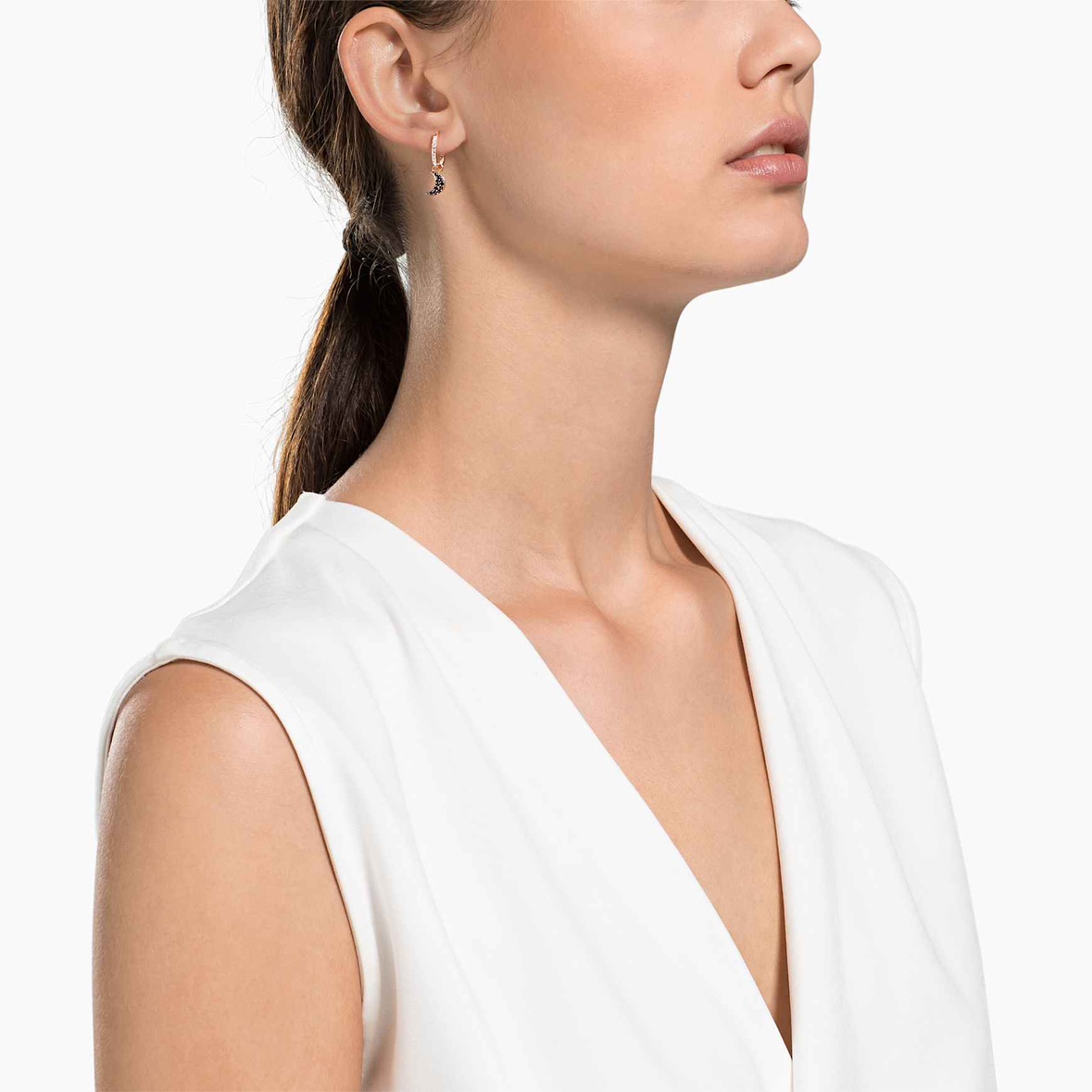 Swarovski Symbolica drop earrings Moon and star - photo 2