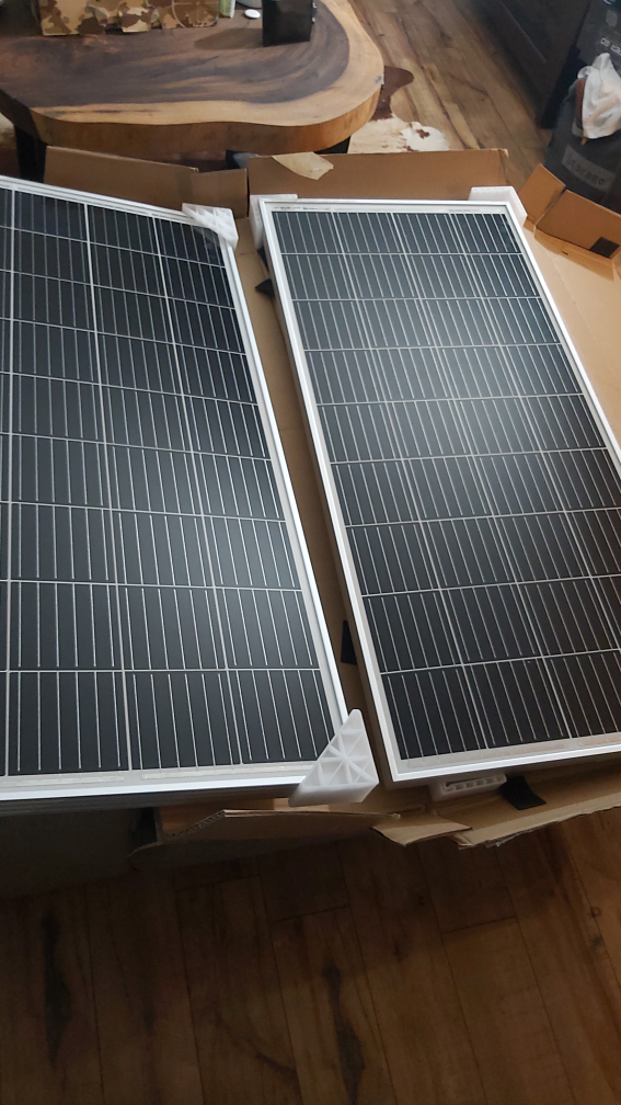 ECO-WORTHY 2-Pack 100W NEW Solar Panels