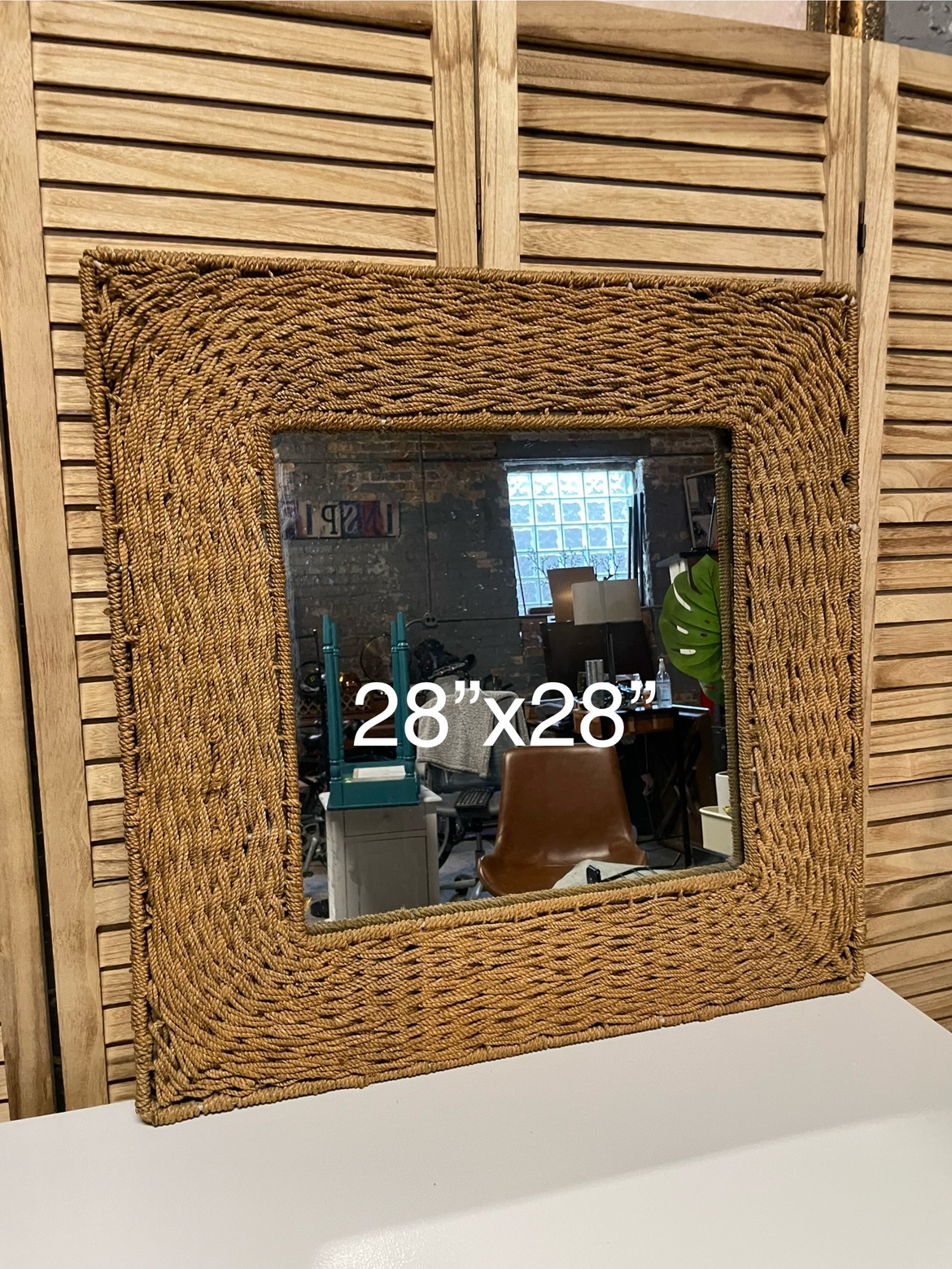 Large Rope Mirror - photo 4