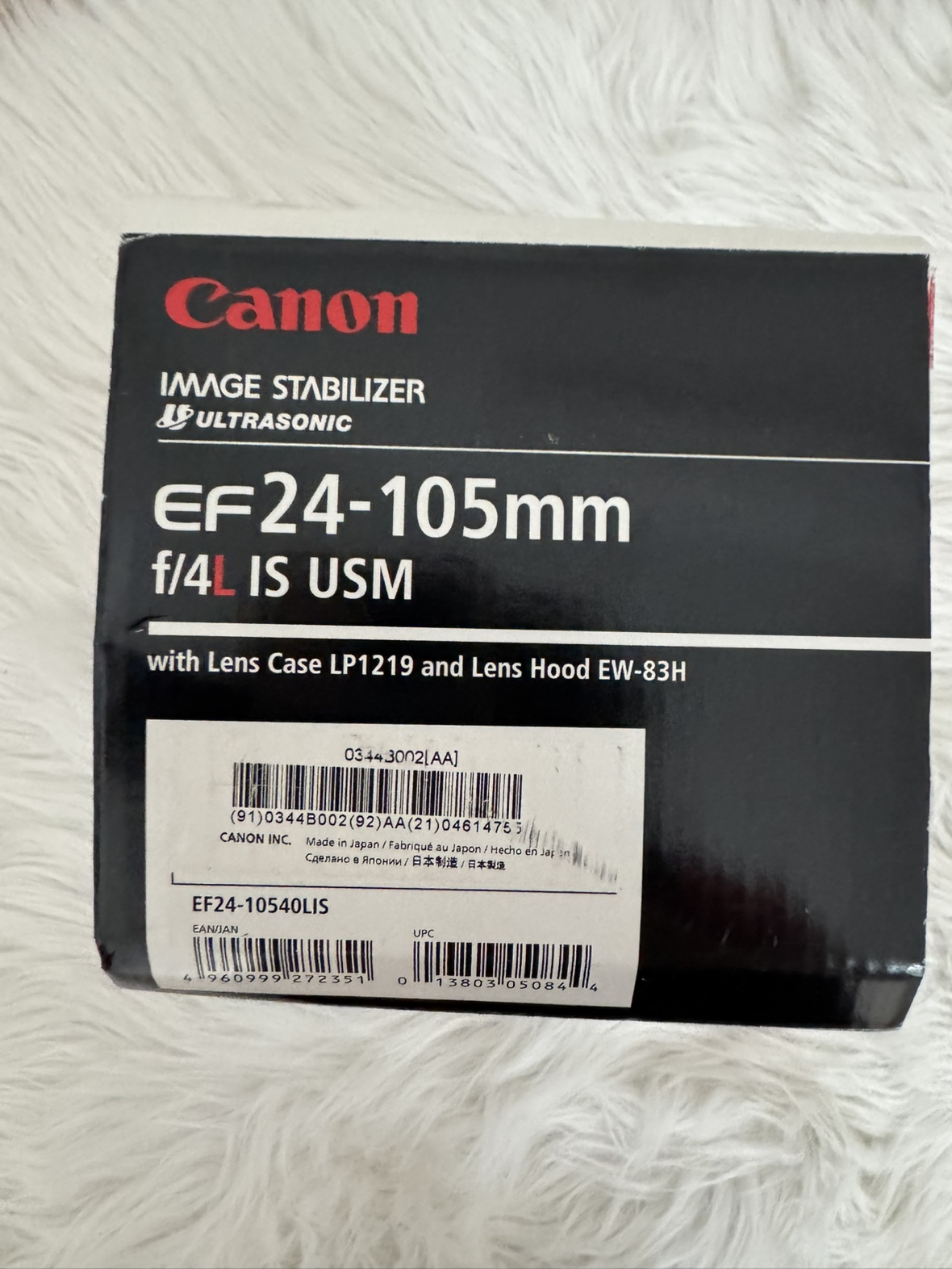 Canon EF 24-105mm f/4L IS USM Lens