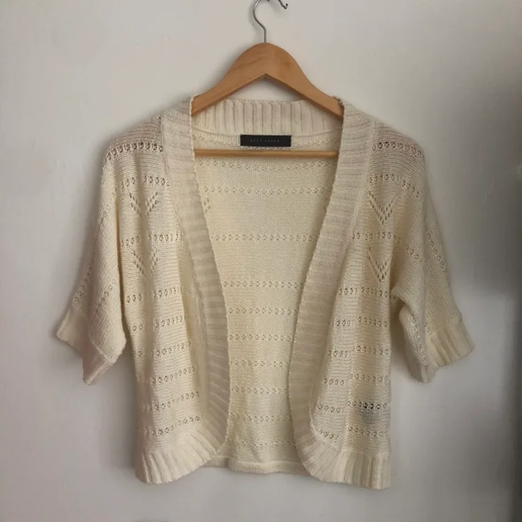White Knit Bolero thumbnail