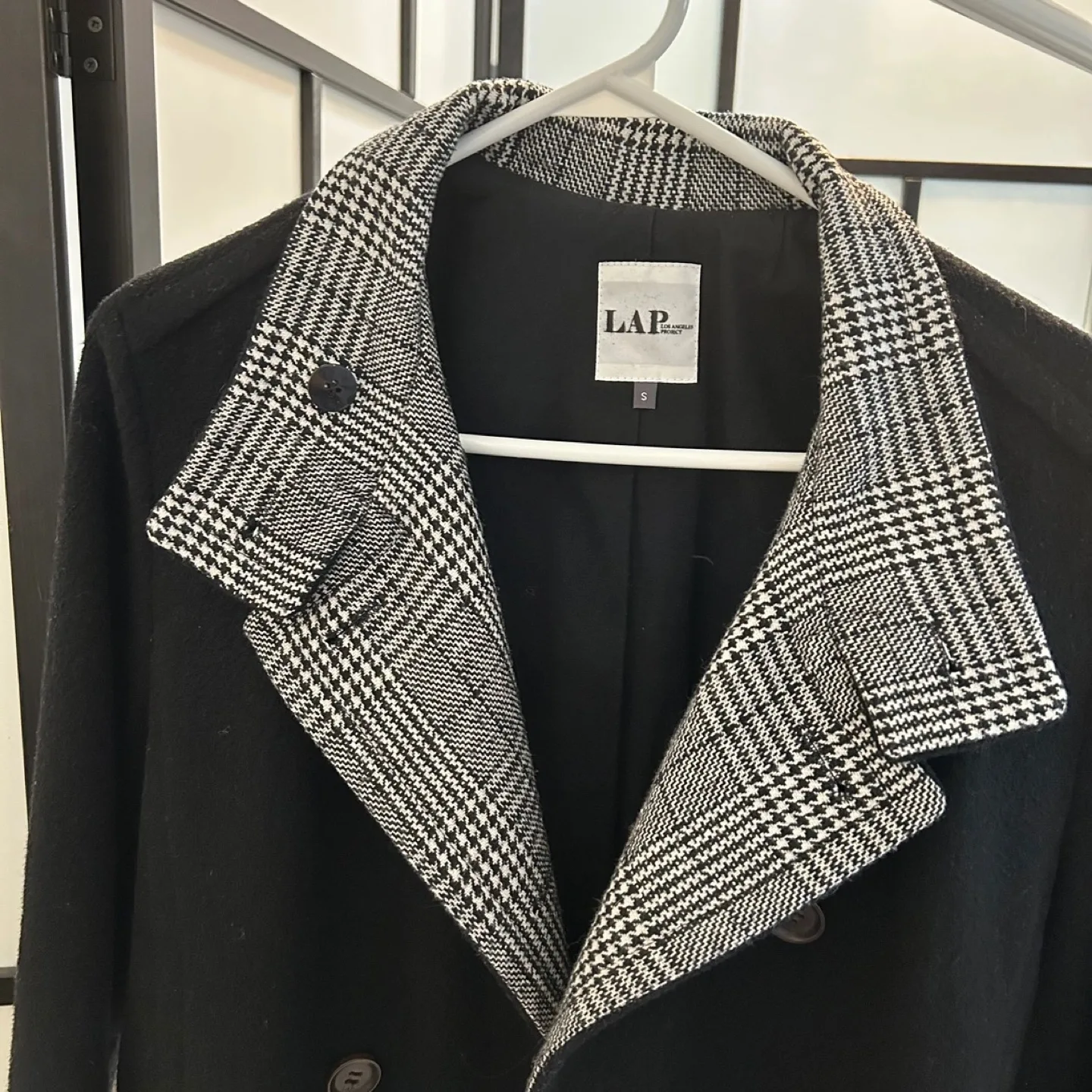 Dry cleaned Women's Black Coat image indicator(2)