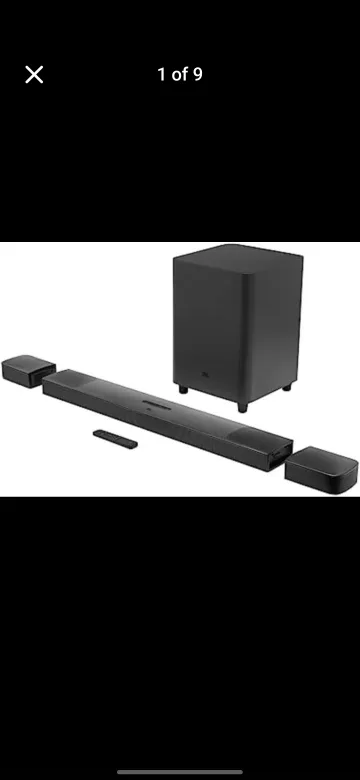 JBL Bar 9.1 True Wireless Dolby Atmos Surround Soundbar – 820W. thumbnail