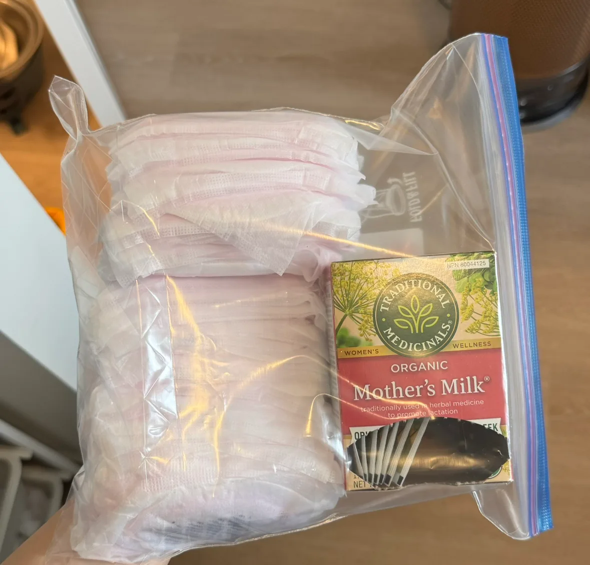 Nursing pads and mother’s tea thumbnail