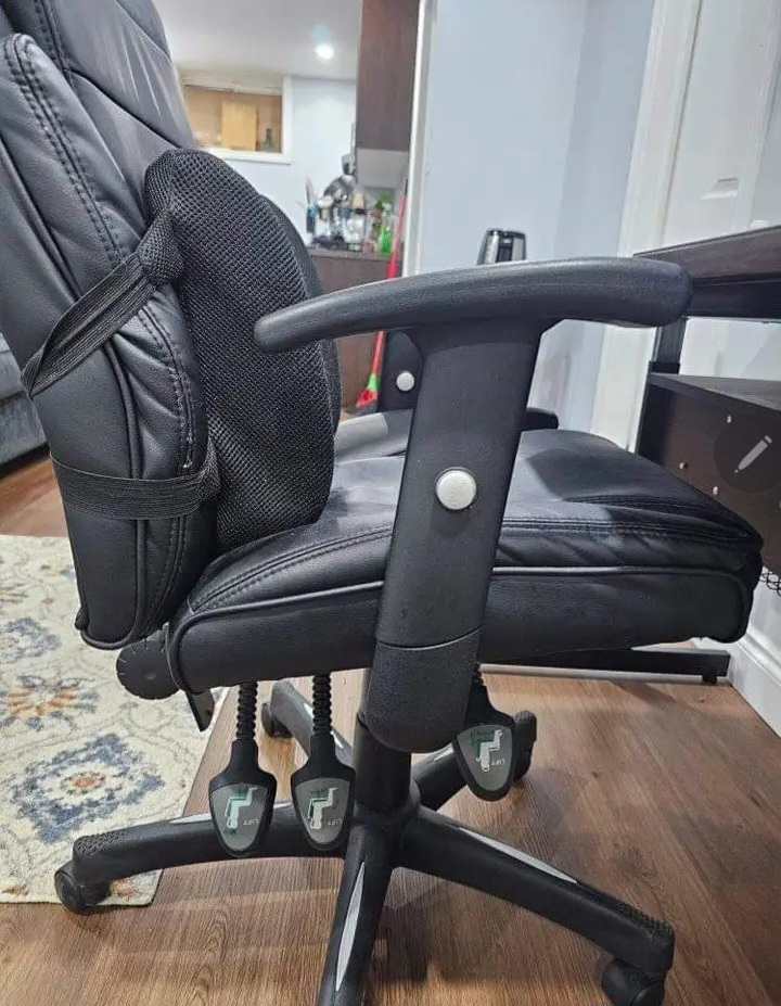 Black Leather Office Chair
