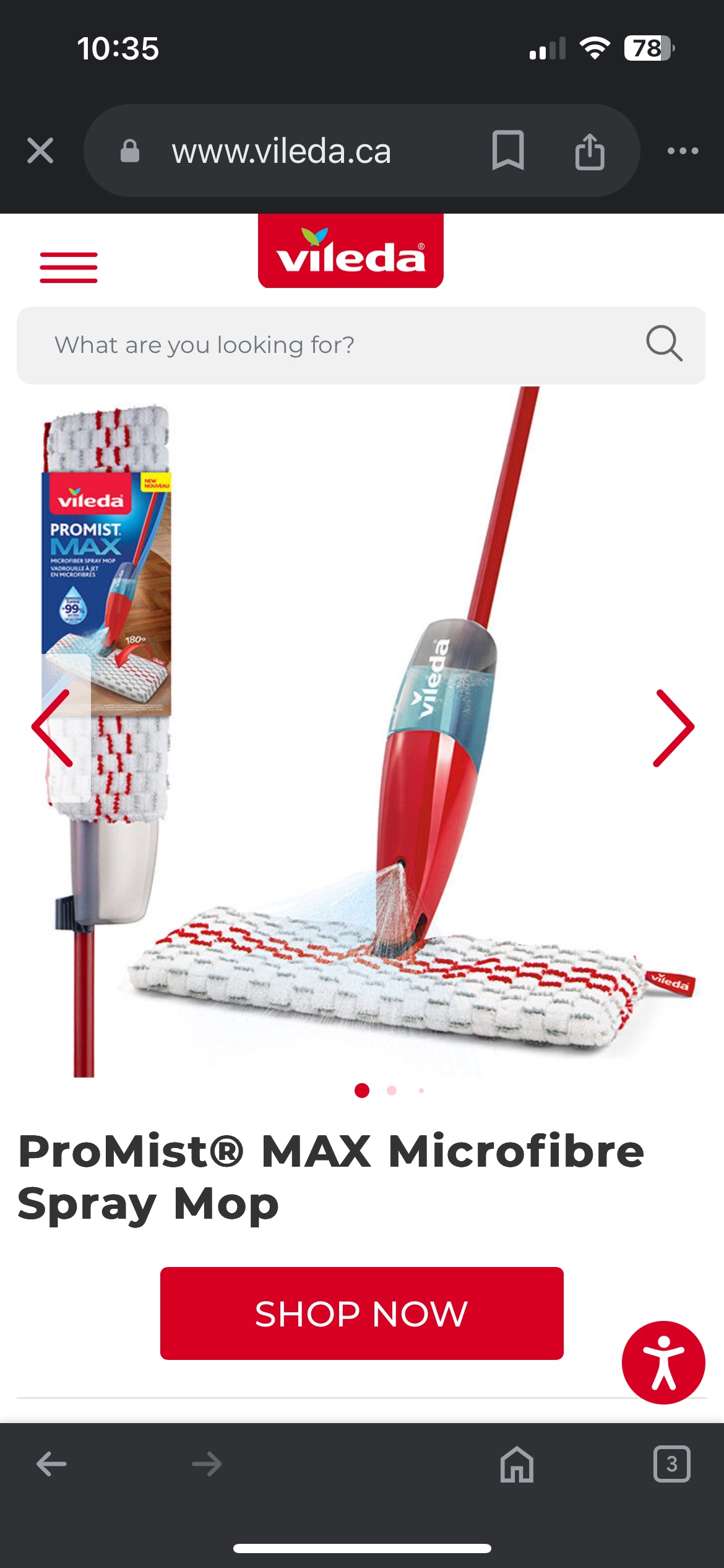 Vileda spray mop - photo 3