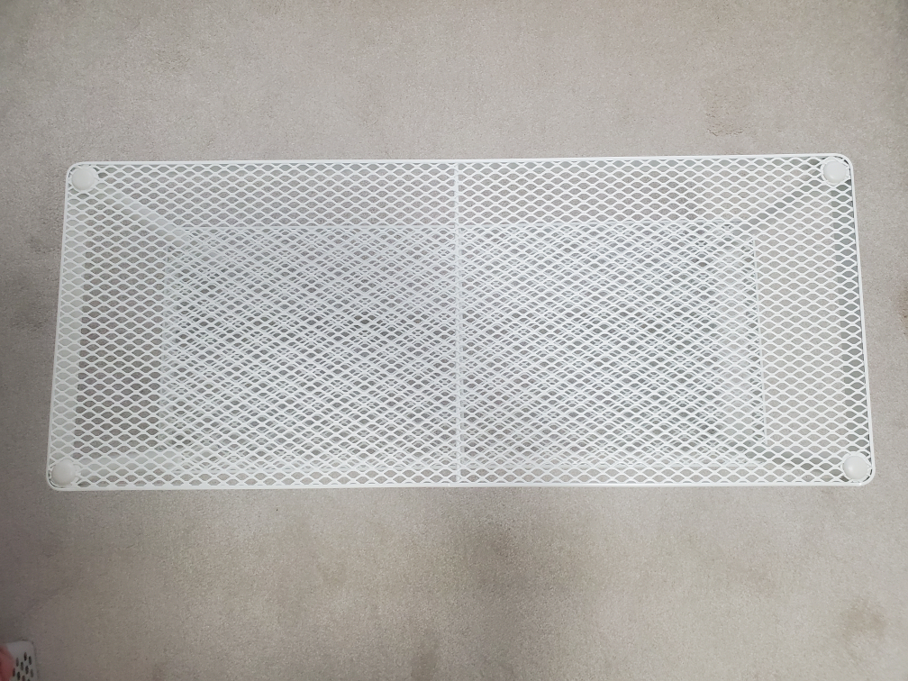 White Metal Storage Shelf - photo 2