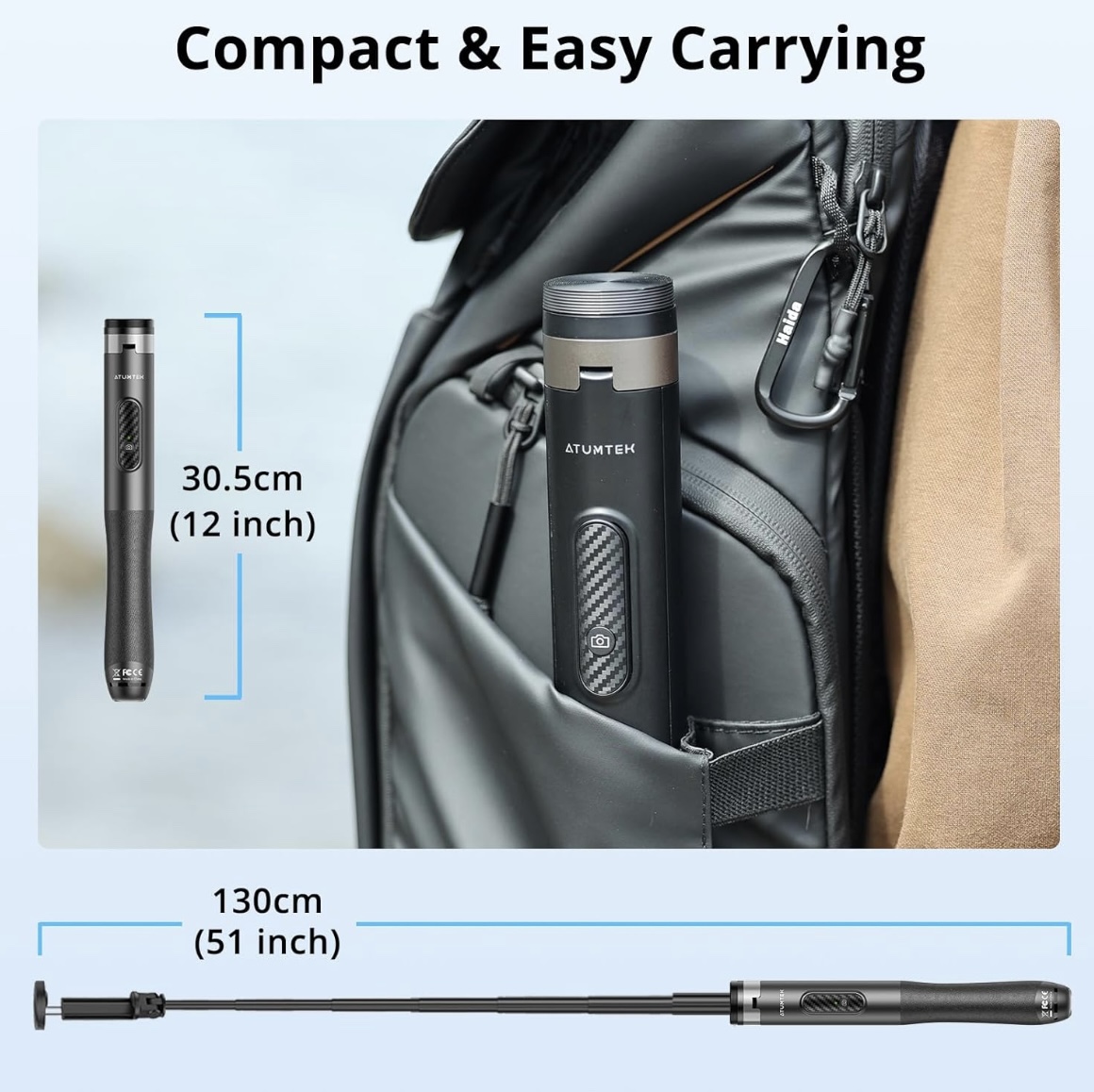 Bluetooth Selfie Stick Tripod - photo 3