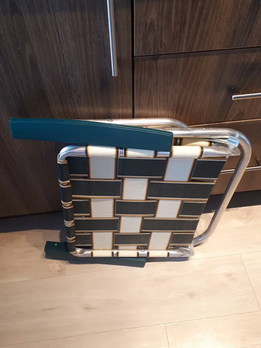 Lawn Chair USA Webbing Chair Low Back Green image indicator(3)