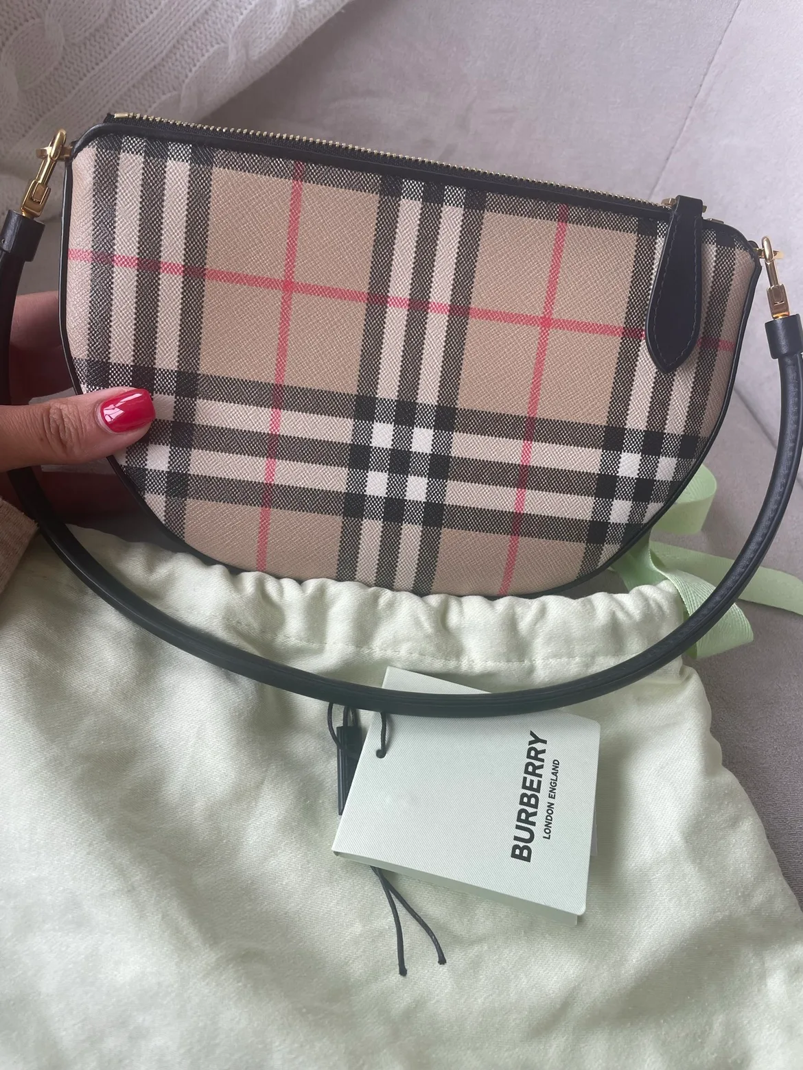 Burberry Bag - Authentic Olympia Pouch thumbnail