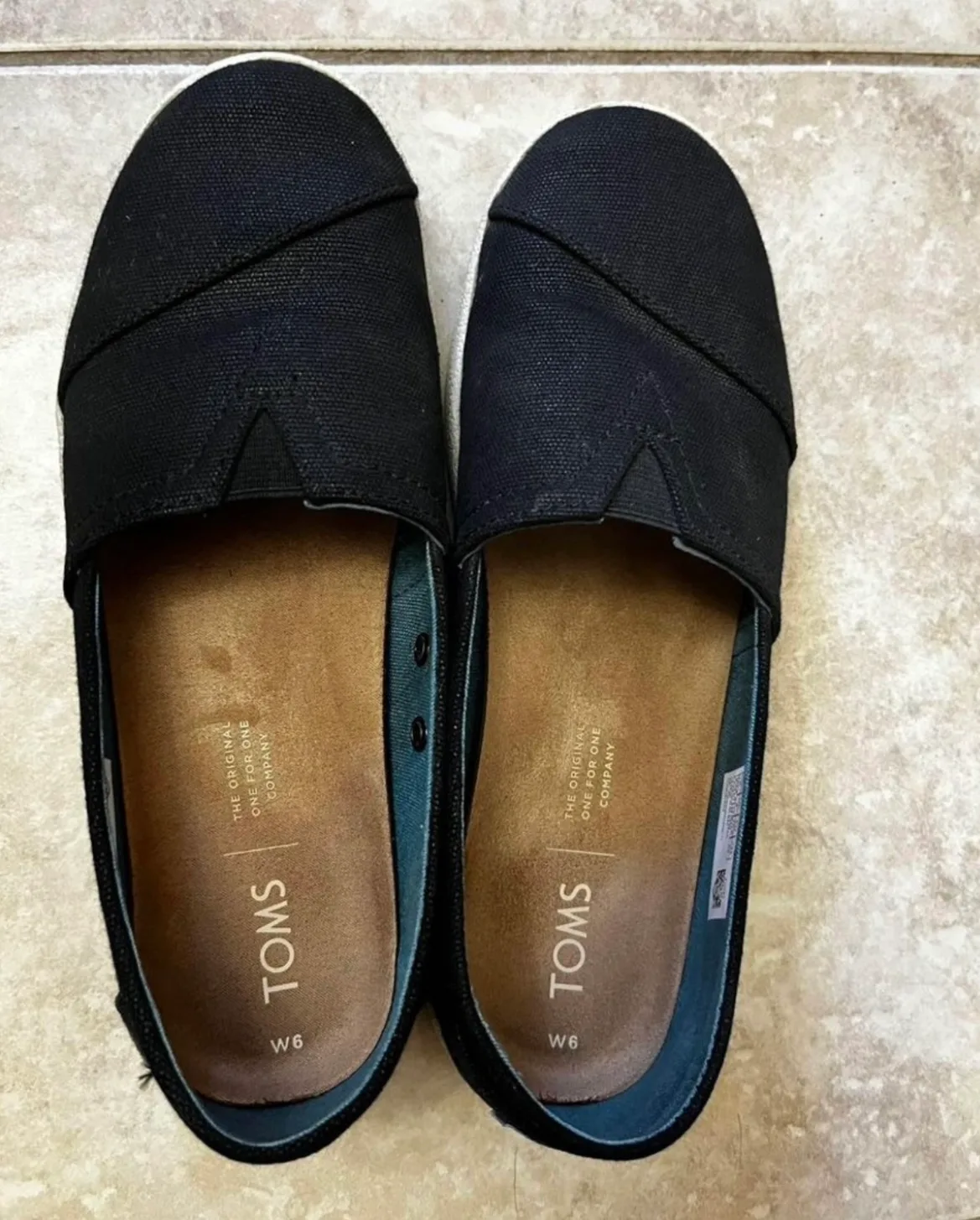 TOMS Avalon Black Coated Canvas size 6 image indicator(3)