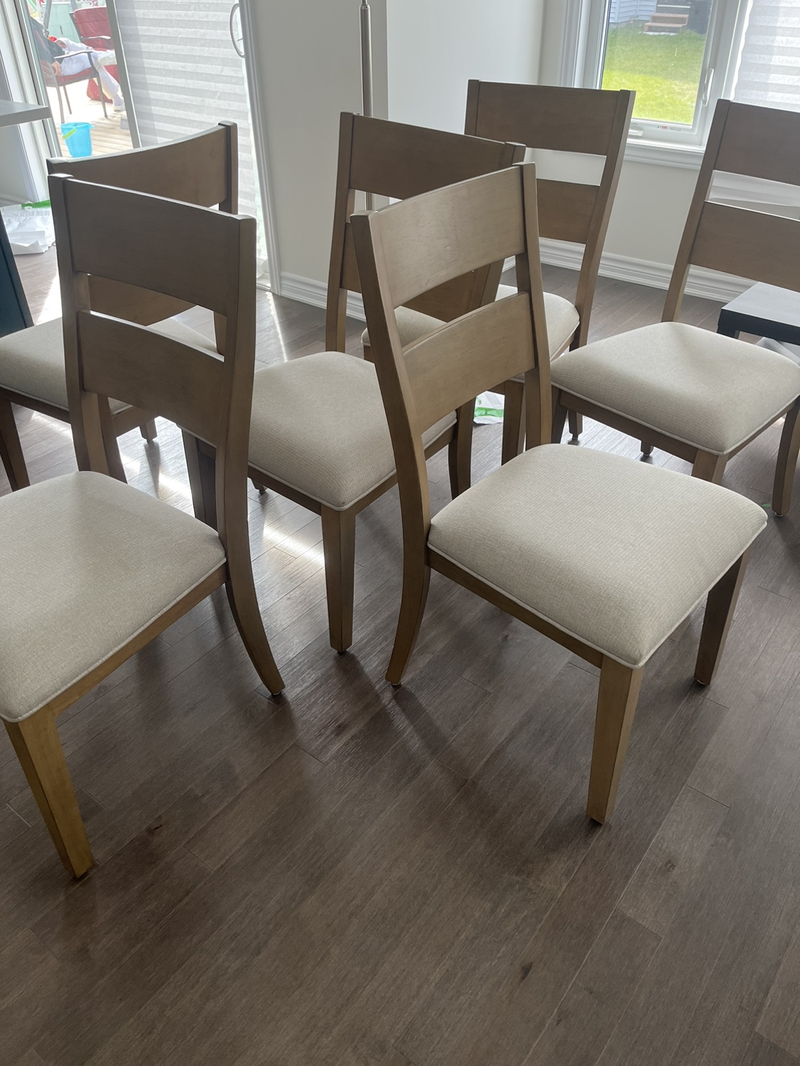 *NEW* Gorgeous, extendable Elmwood 7-piece Dining Room Set - photo 3