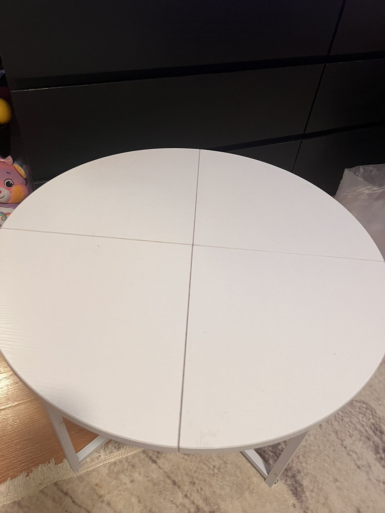 White Round cofee table - photo 3