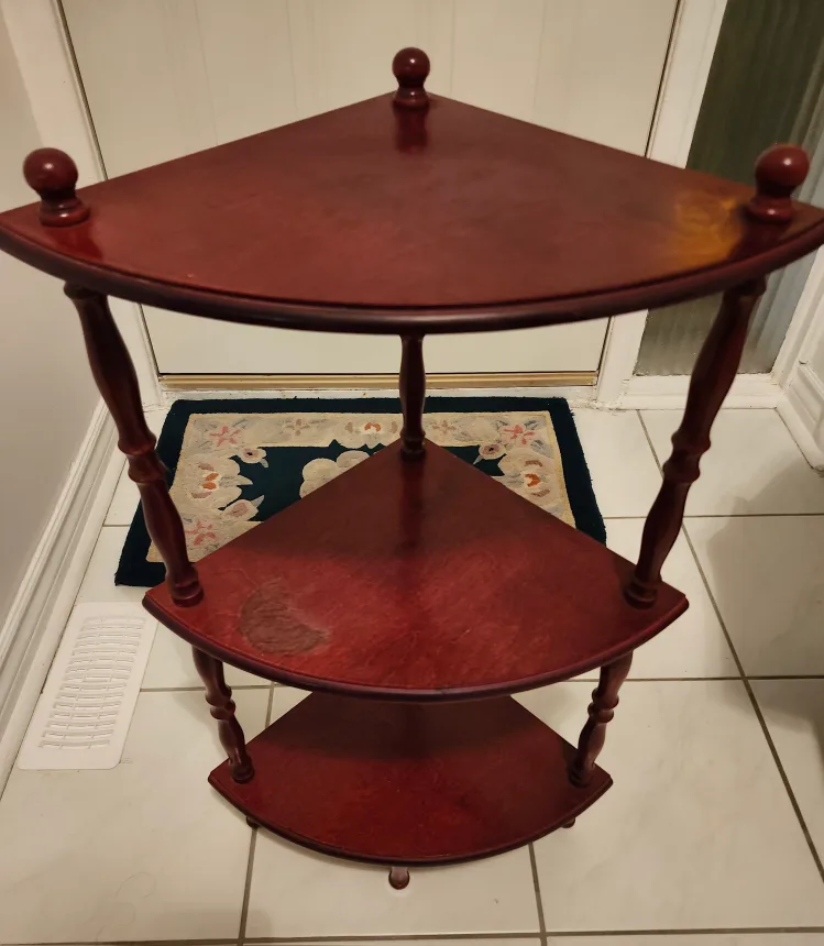 Vintage Corner Shelf/Table thumbnail