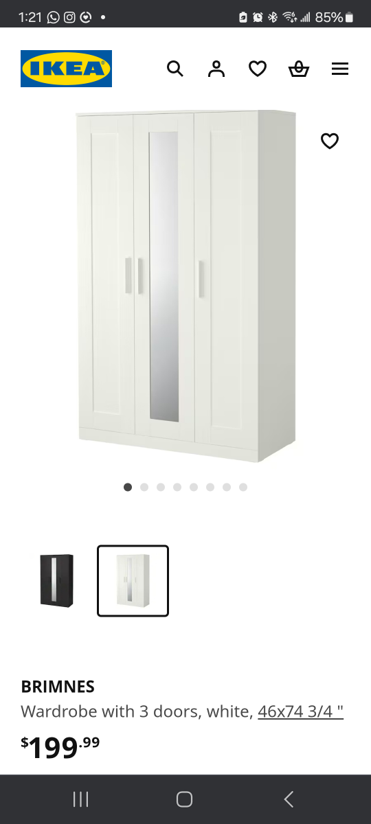 IKEA BRIMNES Wardrobe - photo 2