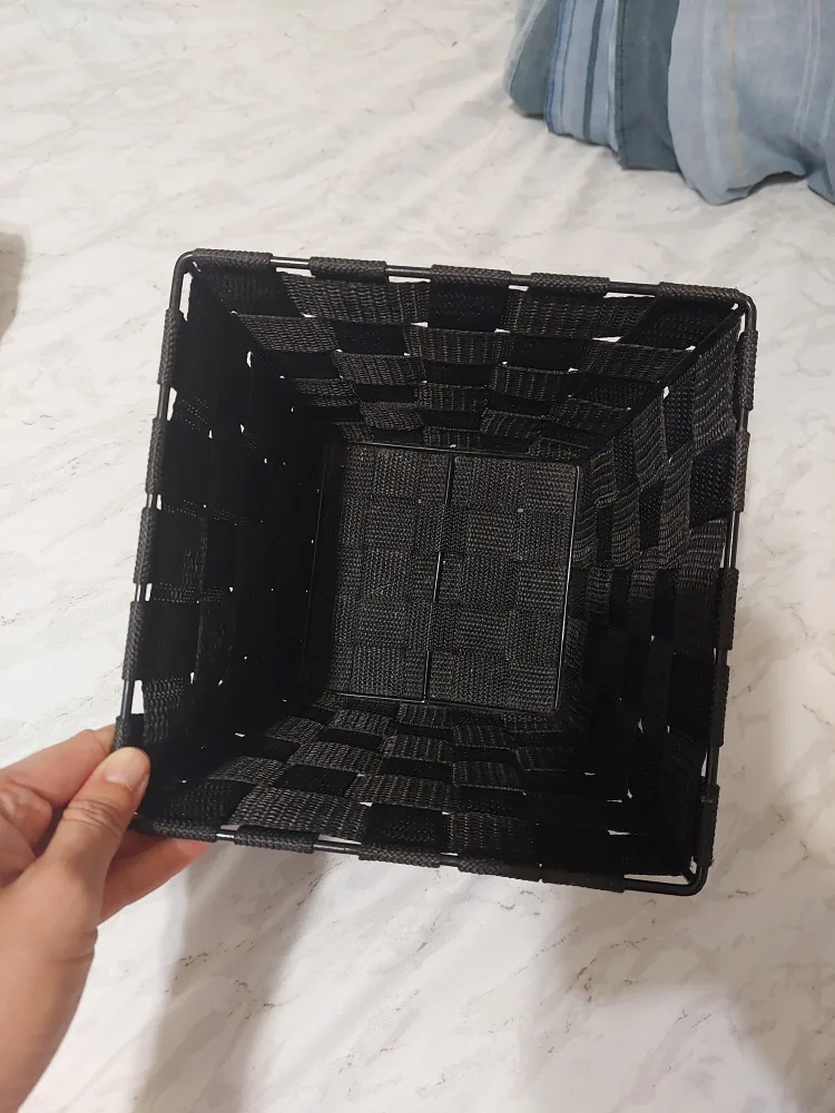 #freecycle Black Woven Storage Basket thumbnail