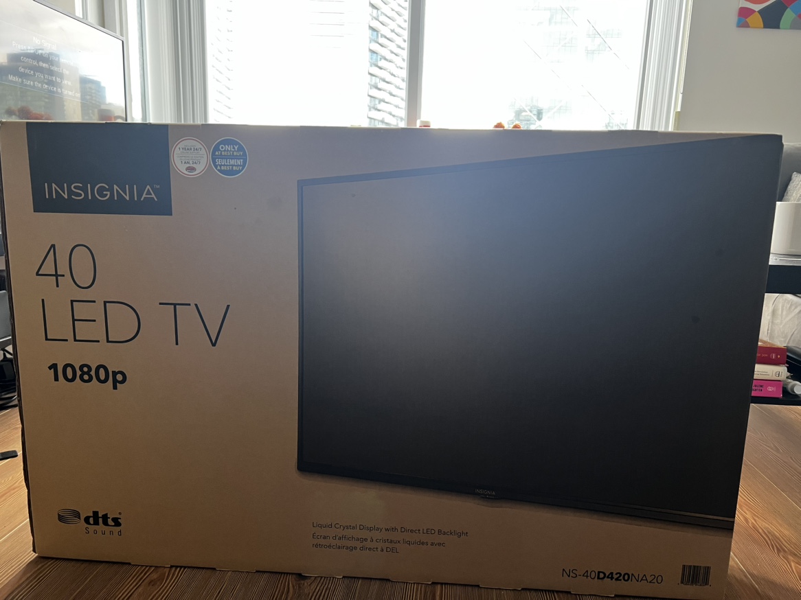 40” LED TV + Stand - photo 2