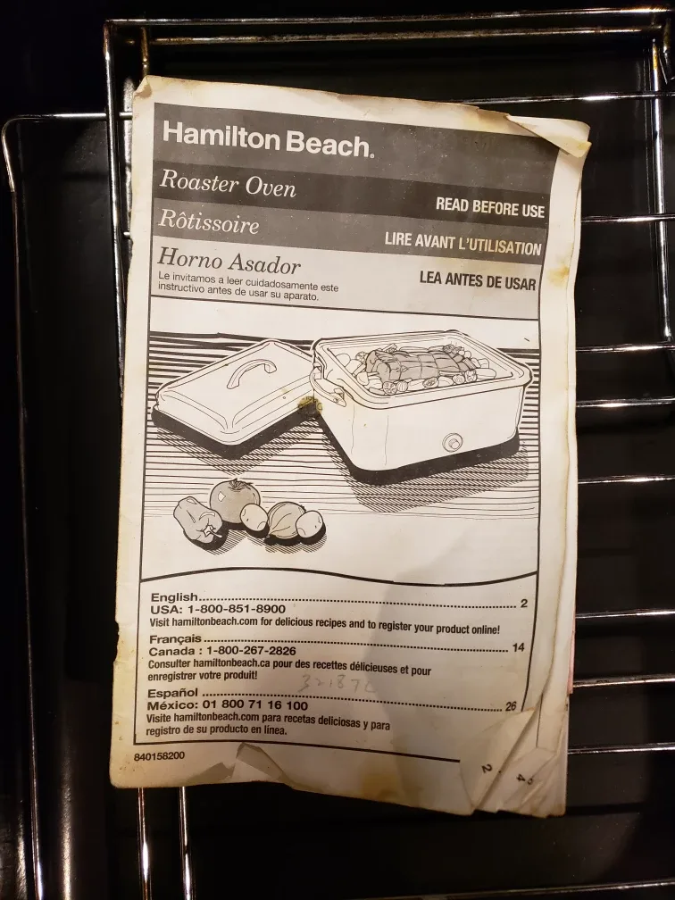 Hamilton Beach Roaster Oven image indicator(2)