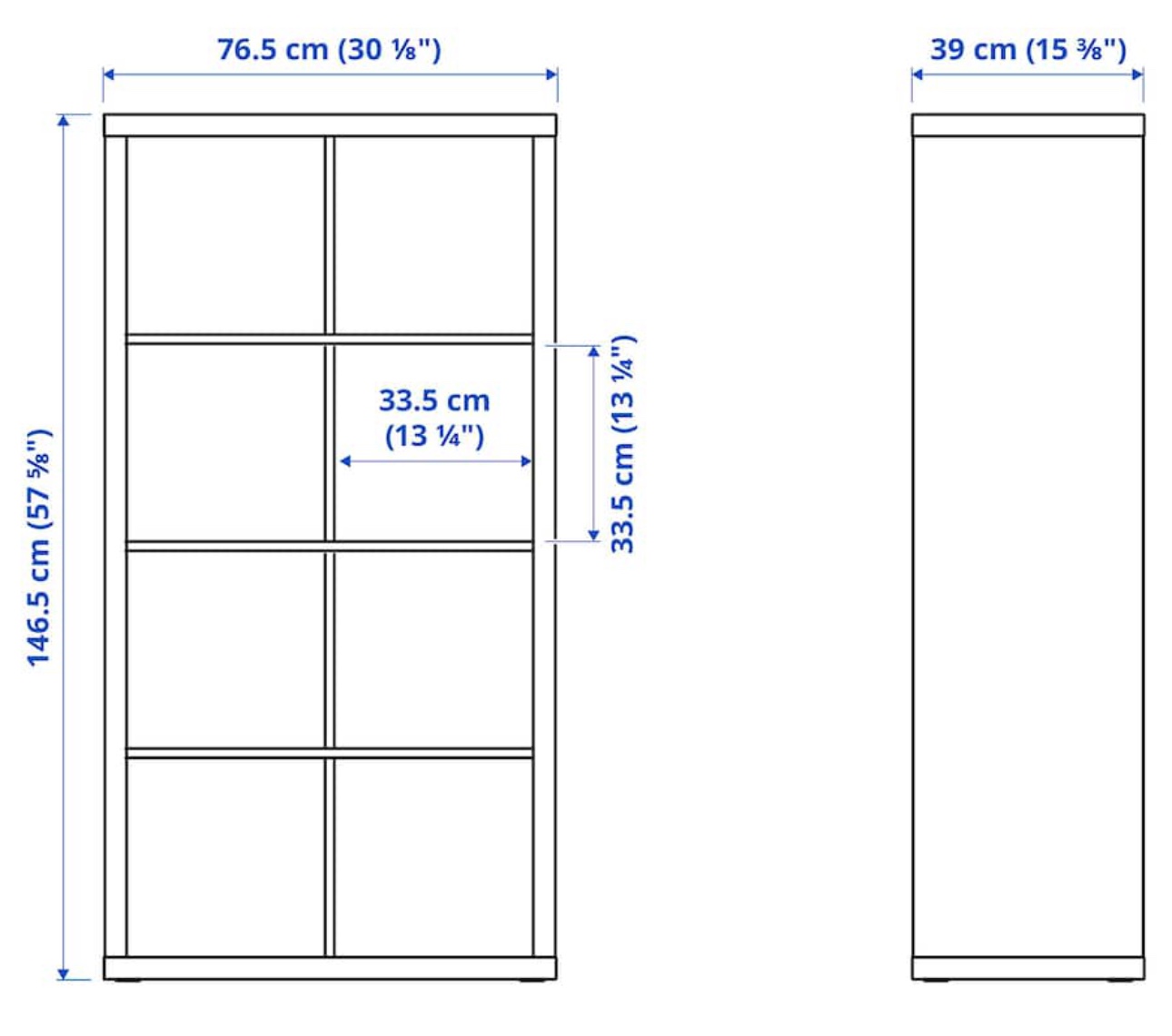 White IKEA Desk with Shelf Unit - photo 3